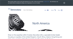Desktop Screenshot of investec.com