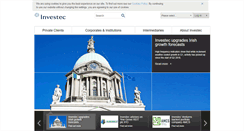 Desktop Screenshot of investec.ie